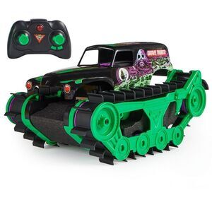 Open Box - Grave Digger - Monster Jam Grave Digger Trax All-Terra Green